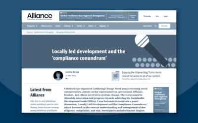 Locally led development and the ‘compliance conundrum’
