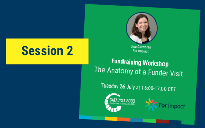 Fundraising Masterclass | Session 2: The Anatomy of the Funder Visit