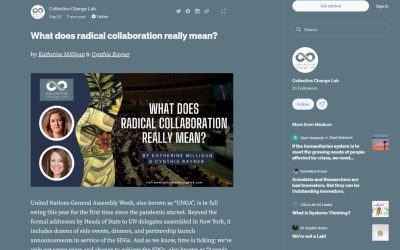 What does radical collaboration really mean?