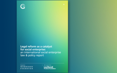 Legal reform as a catalyst for social enterprise: an international social enterprise law & policy report